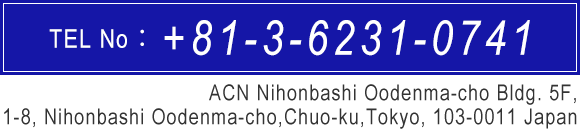 TEL+81-03-6231-0741